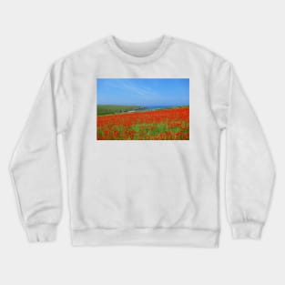 Poppy Field Crewneck Sweatshirt